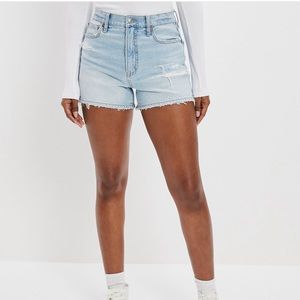 American Eagle AE Strigid Denim Highest Waist '90s Boyfriend Short